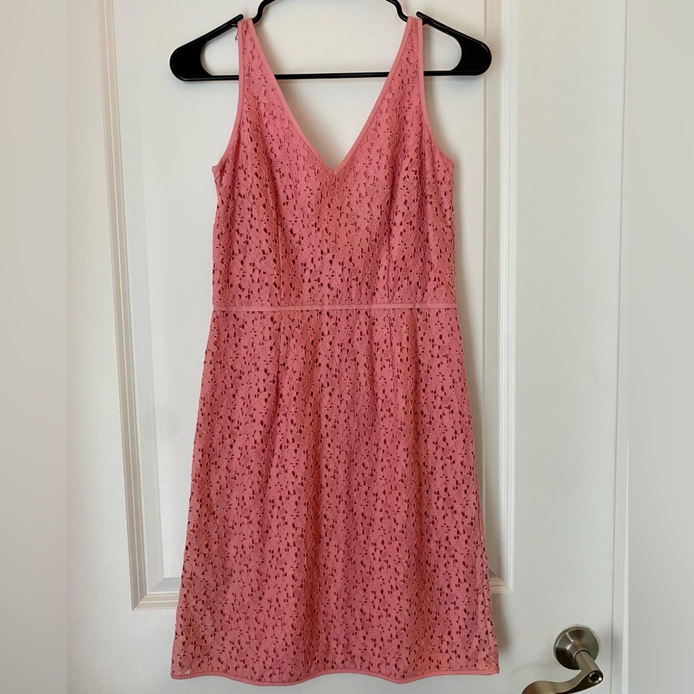 Pink Eyelet Dress